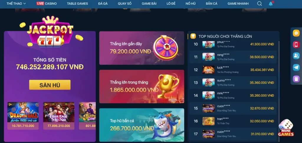 Hoàn trả hàng ngày Bắn Cá 58k